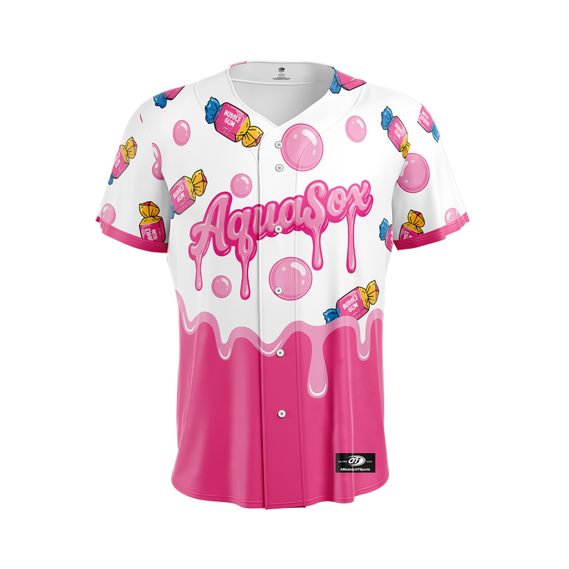 Everett AquaSox Youth Bubblegum Jersey