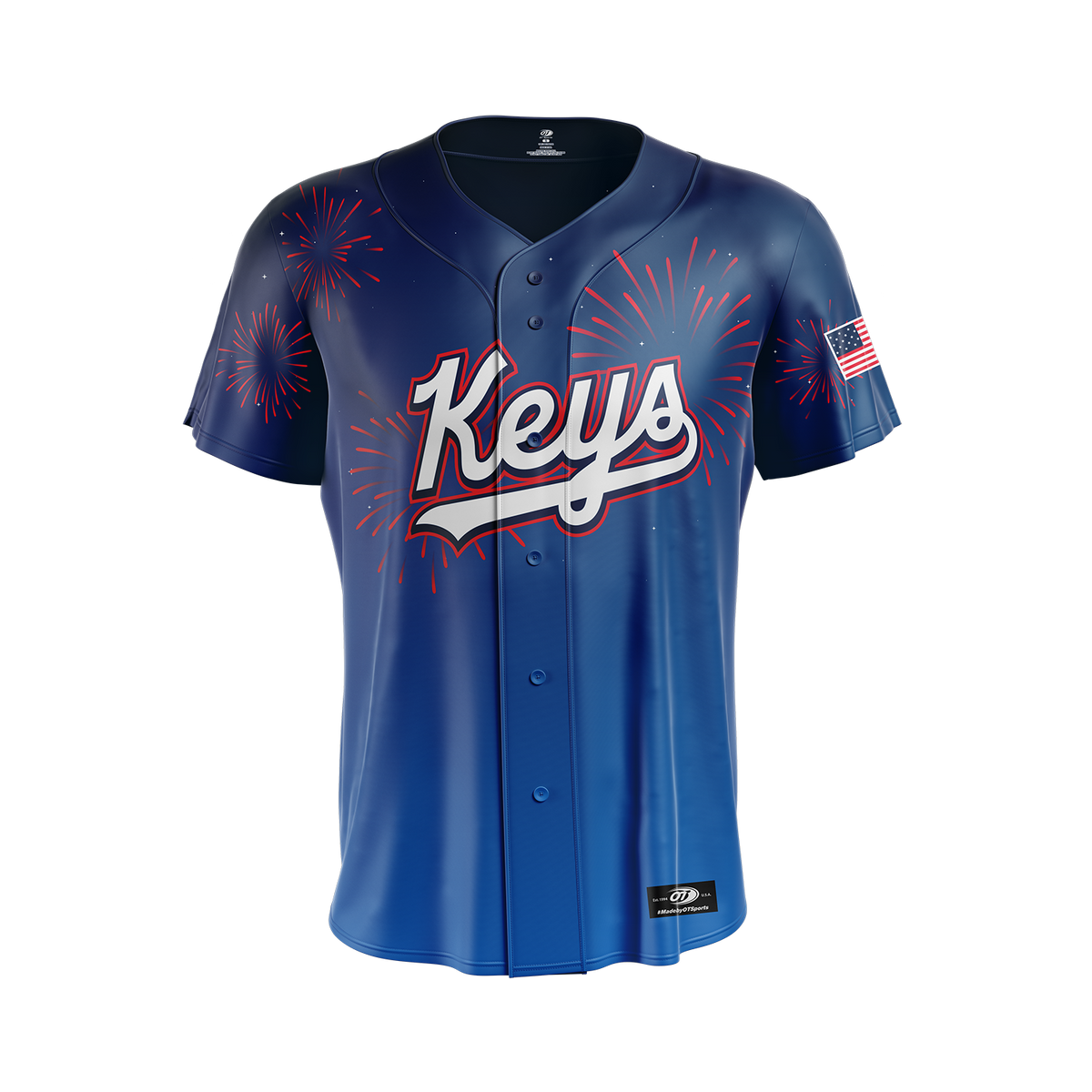 Frederick Keys ADULT ALT 1 Jersey FIREWORKS
