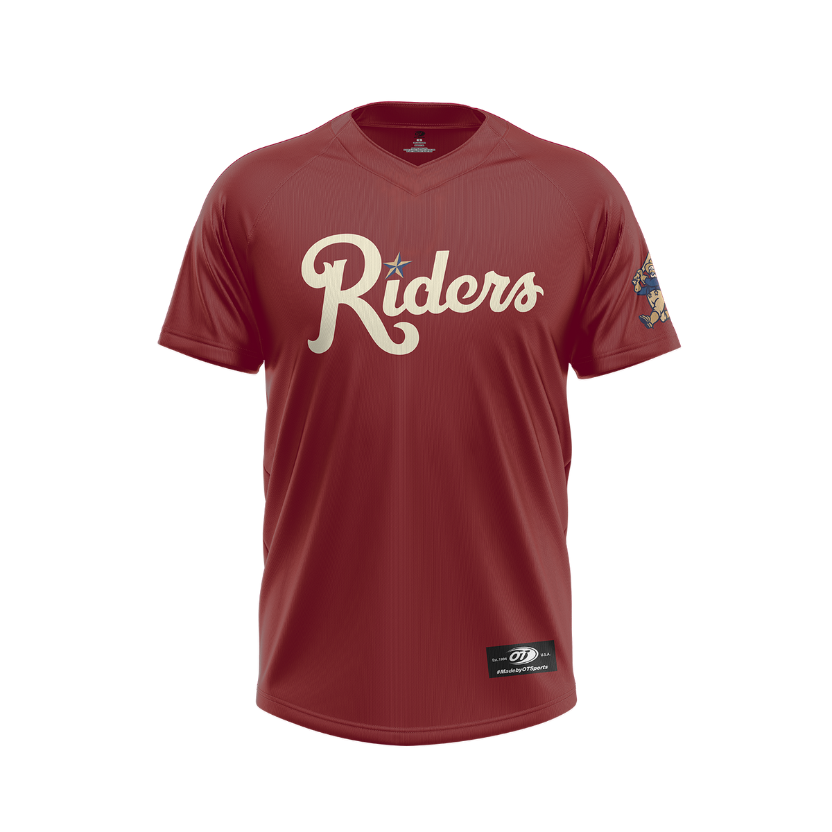 OT RoughRiders Infant/Toddler Scorched Red Replica Jersey