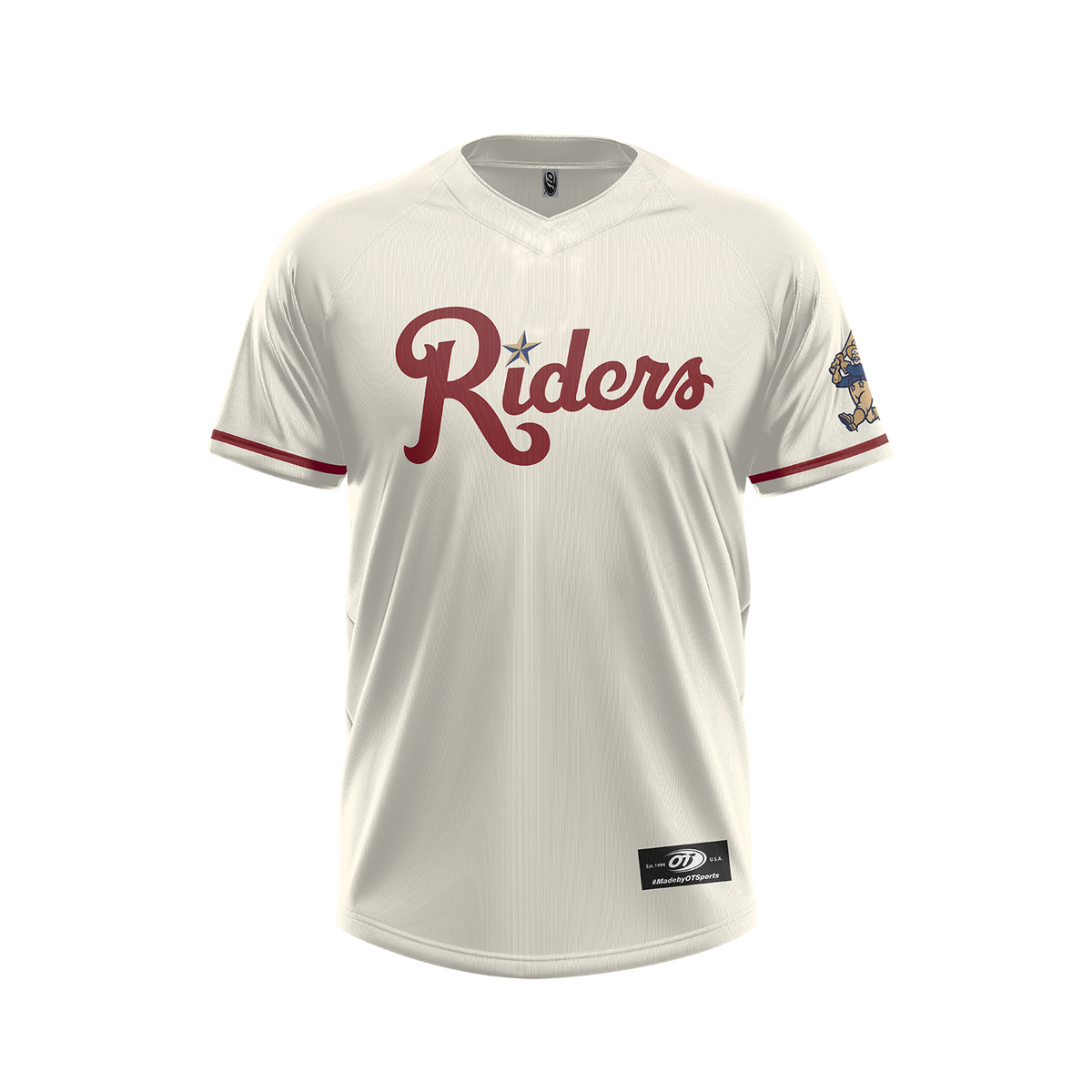 OT RoughRiders Infant/Toddler Cream Jersey