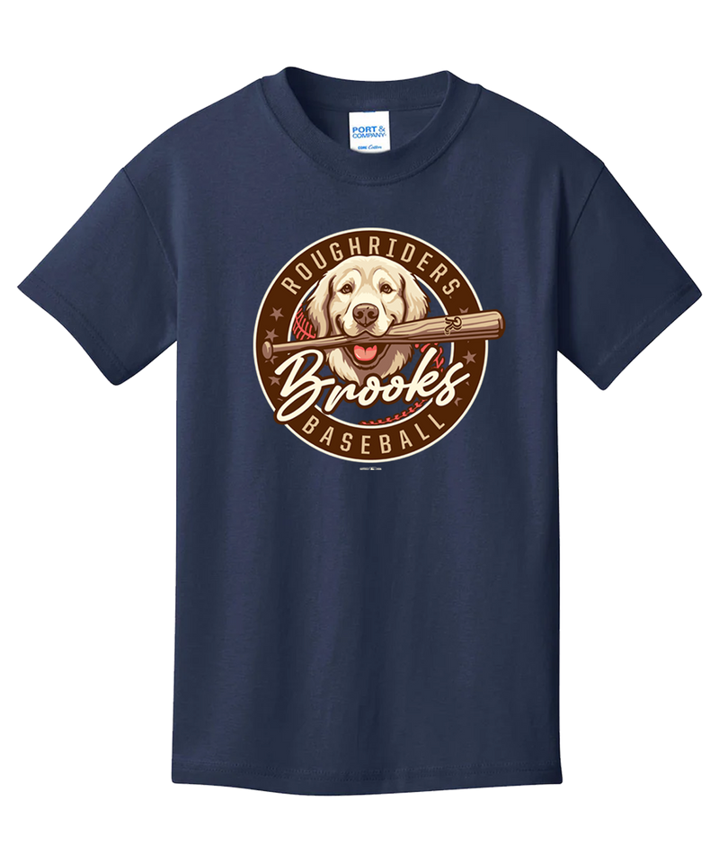 RoughRiders Brooks Navy T-Shirt