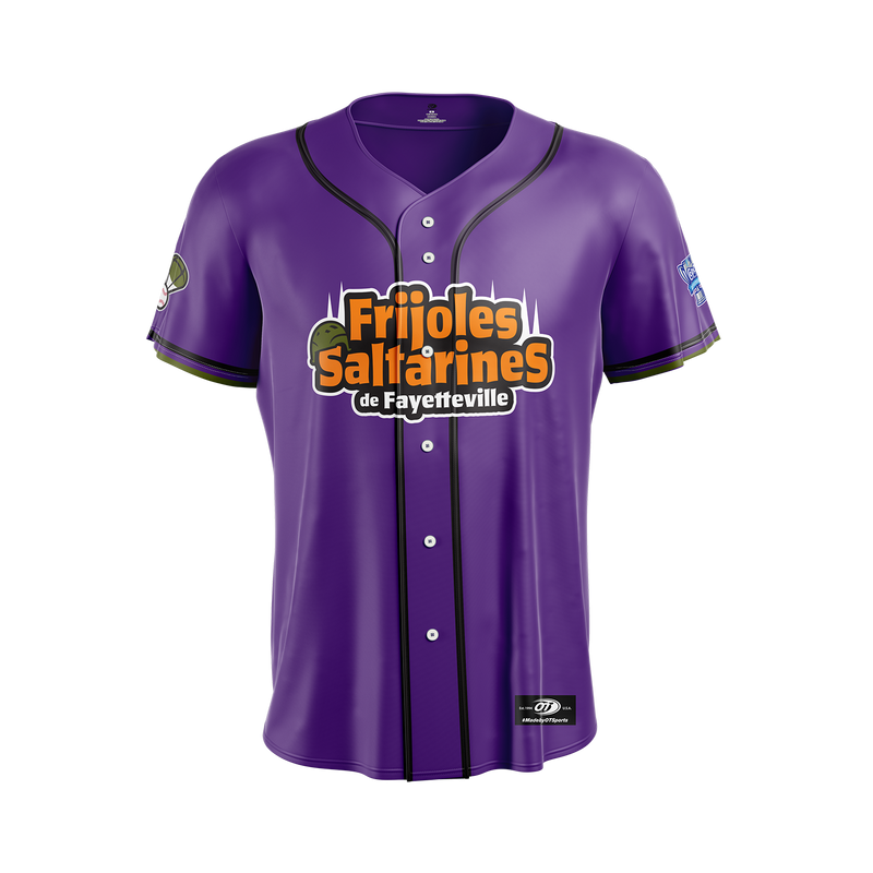 Fayetteville Woodpeckers OT Sports Frijoles Saltarines Youth Jersey