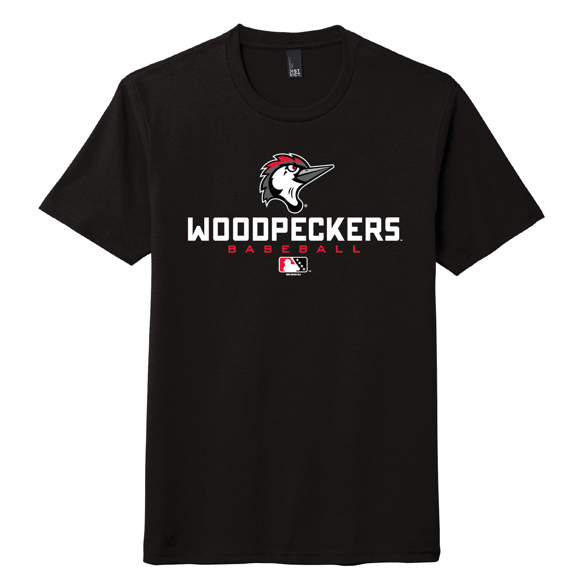 Fayetteville Woodpeckers Black Championship Short Sleeve T-Shirt