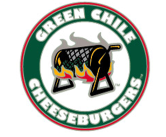 Albuquerque Isotopes Lapel Pin-Green Chile Cheeseburgers Circle Roaster