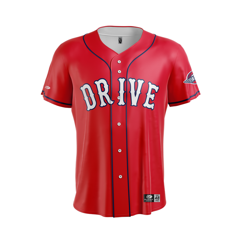 Greenville Drive OT Sports Authentic Red Alternate Jersey