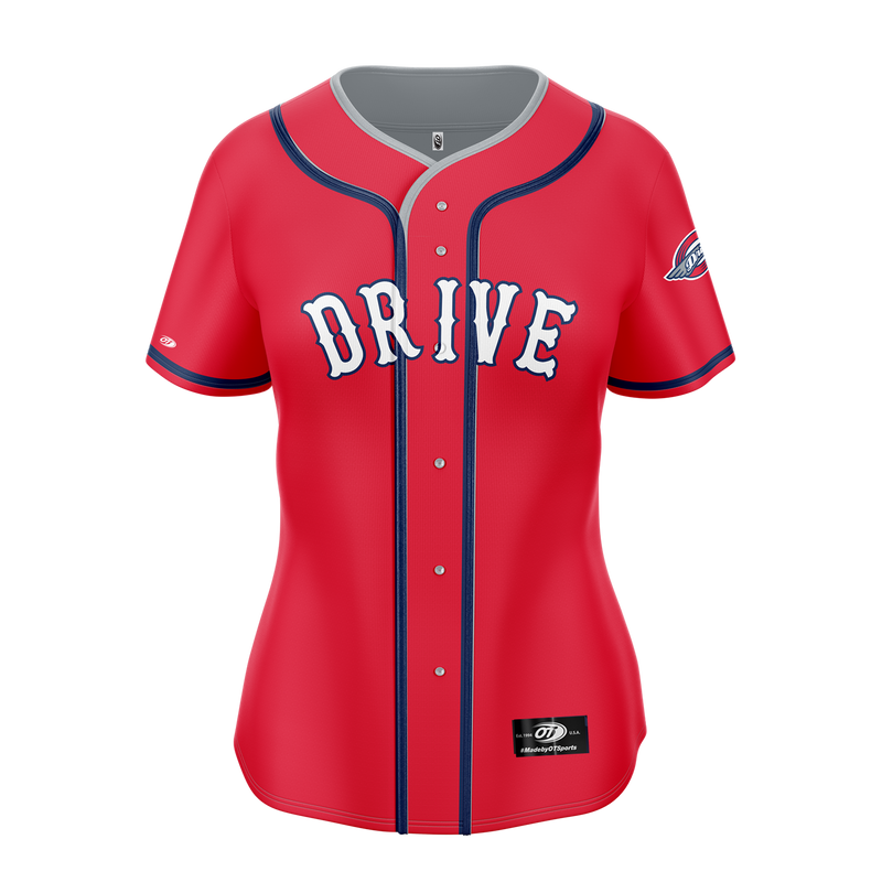 Greenville Drive OT Sport Women's Red Authentic Replica Jersey