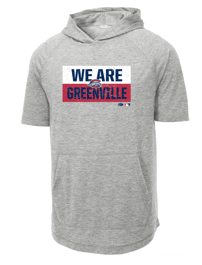 Greenville Drive OT Sport Gray Short Sleeve On Field Hoodie