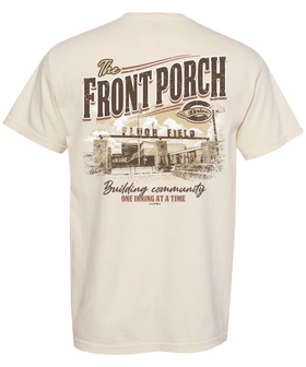 Greenville Drive GoTeez Creme Comfort Colors Front Porch Tee