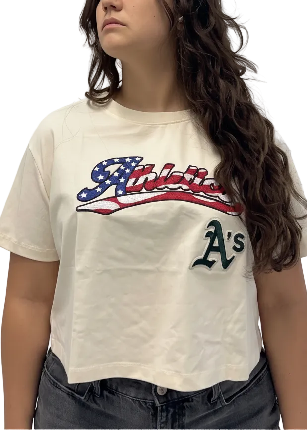 A's Americana Boxy Tee