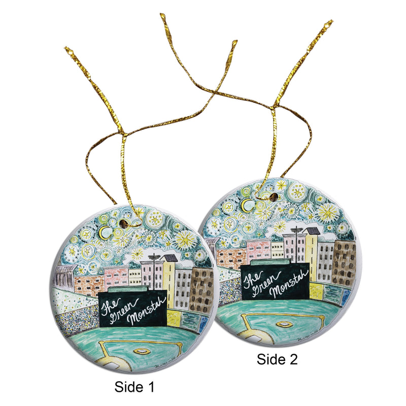 Greenville Drive Jardine Ballpark Ceramic Ornament
