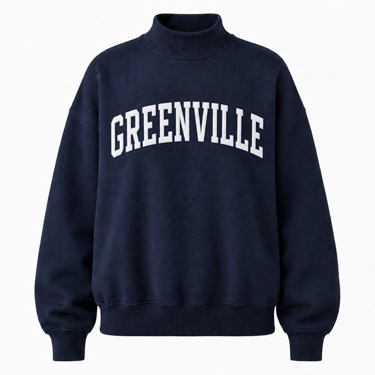 Greenville Drive MV Sport Women's Navy Mock Neck Sweatshirt
