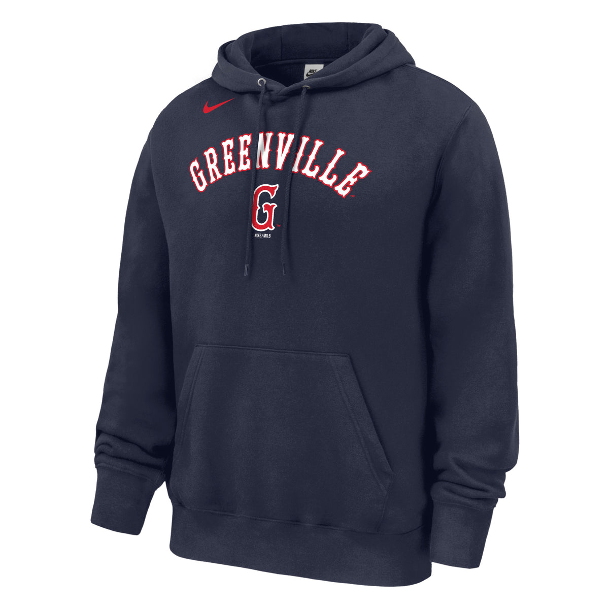 Greenville Drive Nike Navy Club Fleece Hoodie