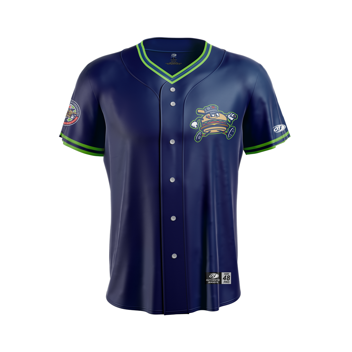 Adult Navy Stitched Jersey