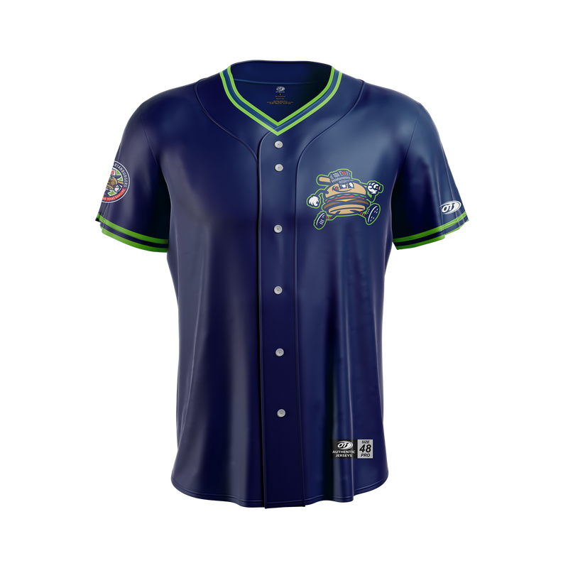 Adult Navy Stitched Jersey