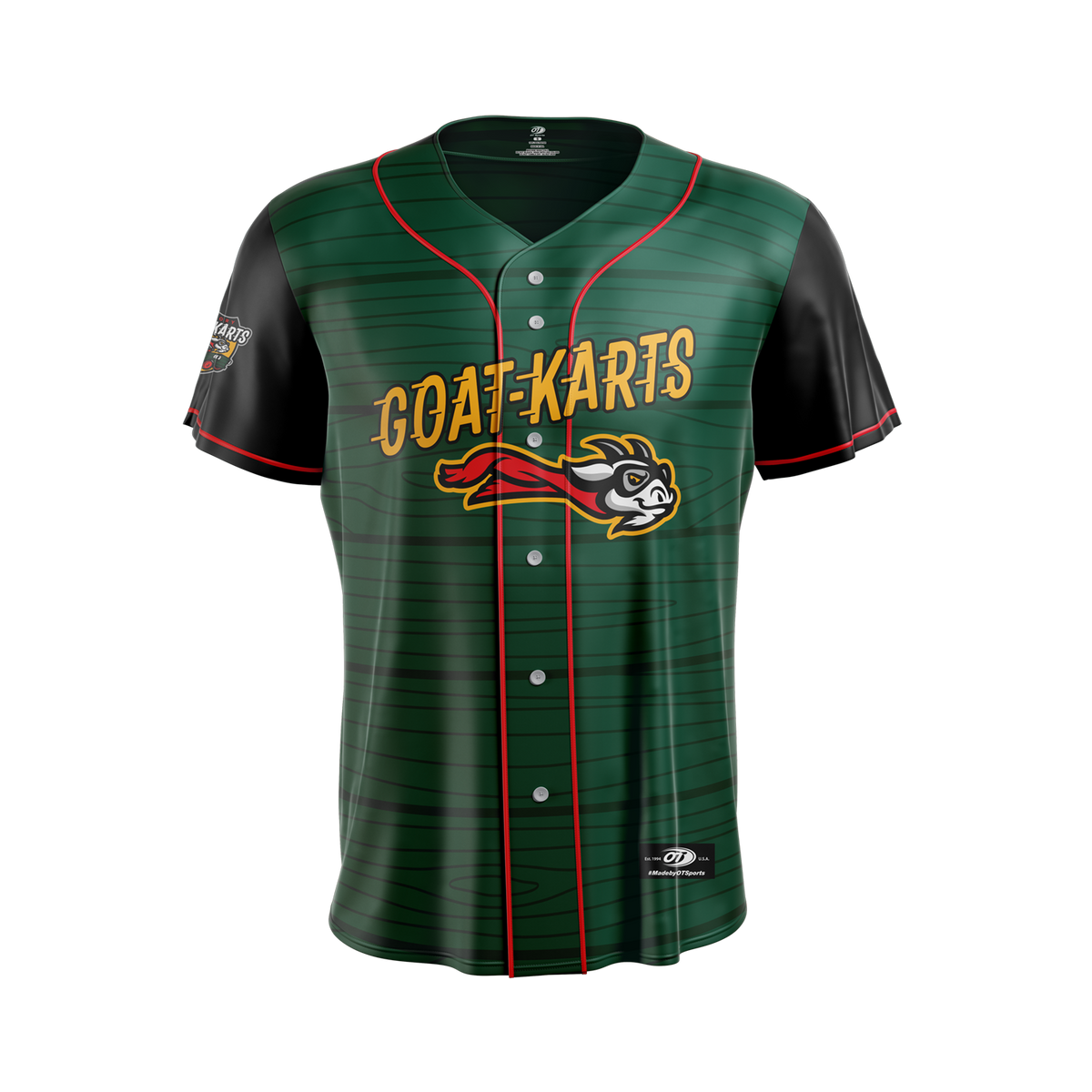 Hickory Crawdads OT Sports Hickory Goat-Karts Mens Replica Jersey