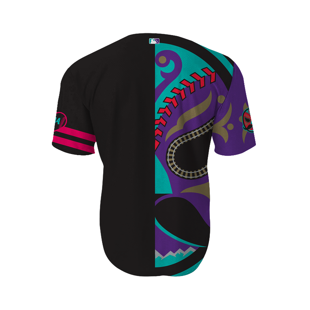 Hill City Howlers Adult Luchadores Copa Sublimated Mask Replica Jersey