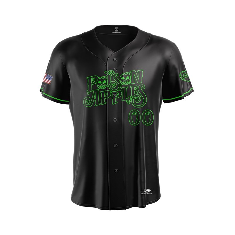 Hill City Howlers Adult Poison Apples Sublimated Replica Jersey