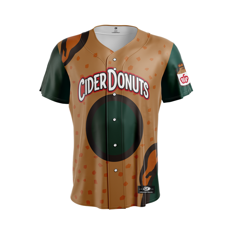 *NEW* HVR 2025 Game Worn/Autographed Official Cider Donuts On-Field Jersey