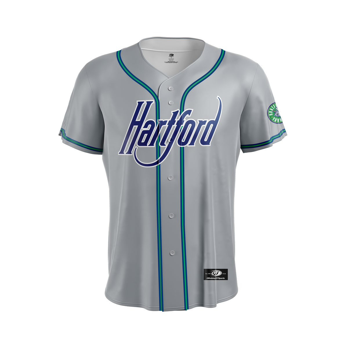 Hartford Yard Goats Youth Road Replica Jersey by OT Sports