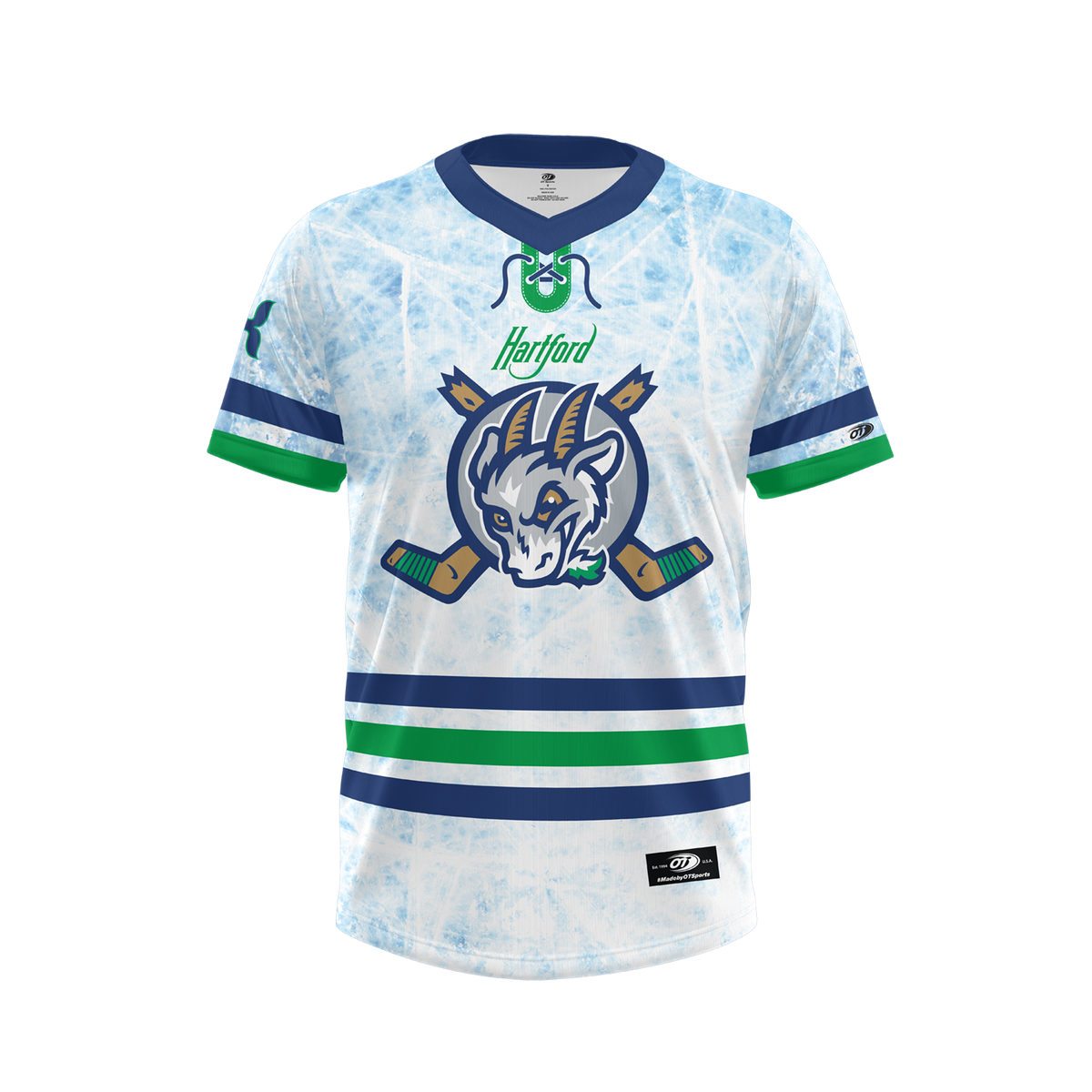 Hartford Yard Goats OT Sports Hockey Jersey