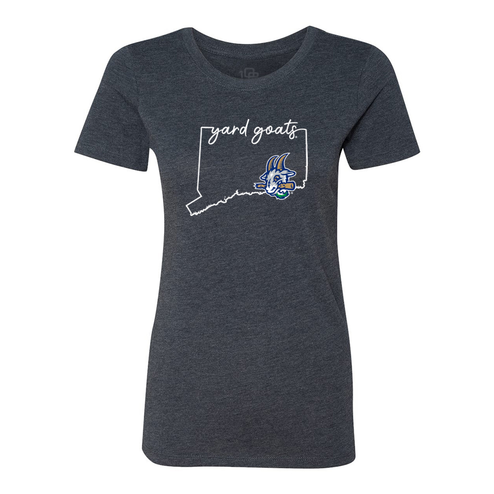 Hartford Yard Goats 108 Stitches Women's Revamp State Tee