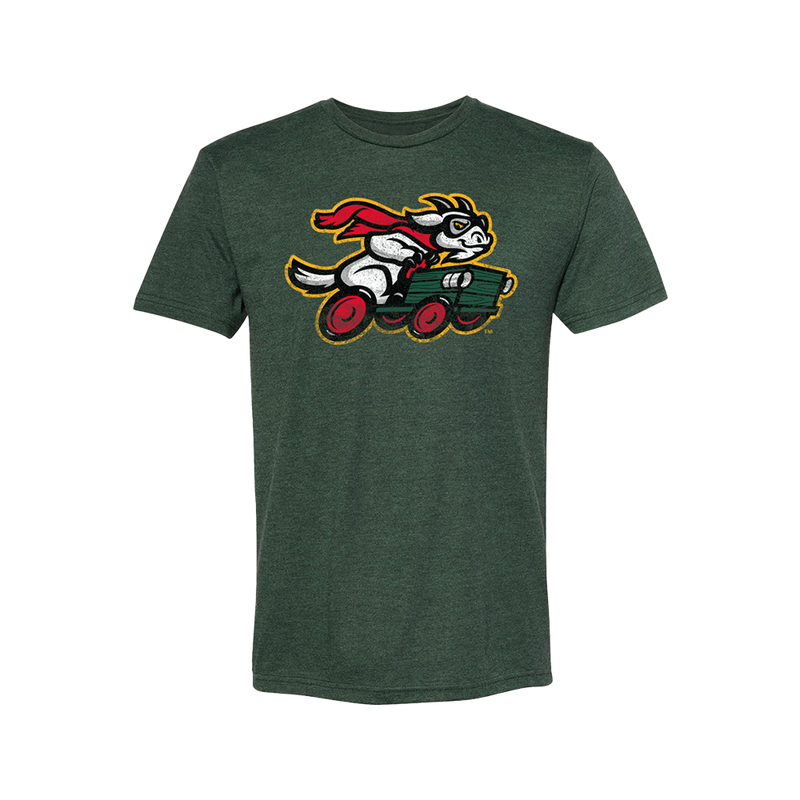 Hickory Crawdads 108 Stitches Hickory Goat-Karts Black Forest Tee
