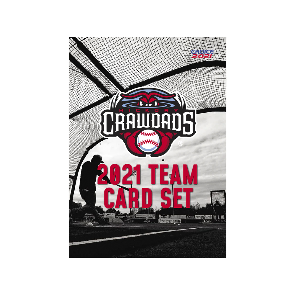 Hickory Crawdads 2021 Team Card Set