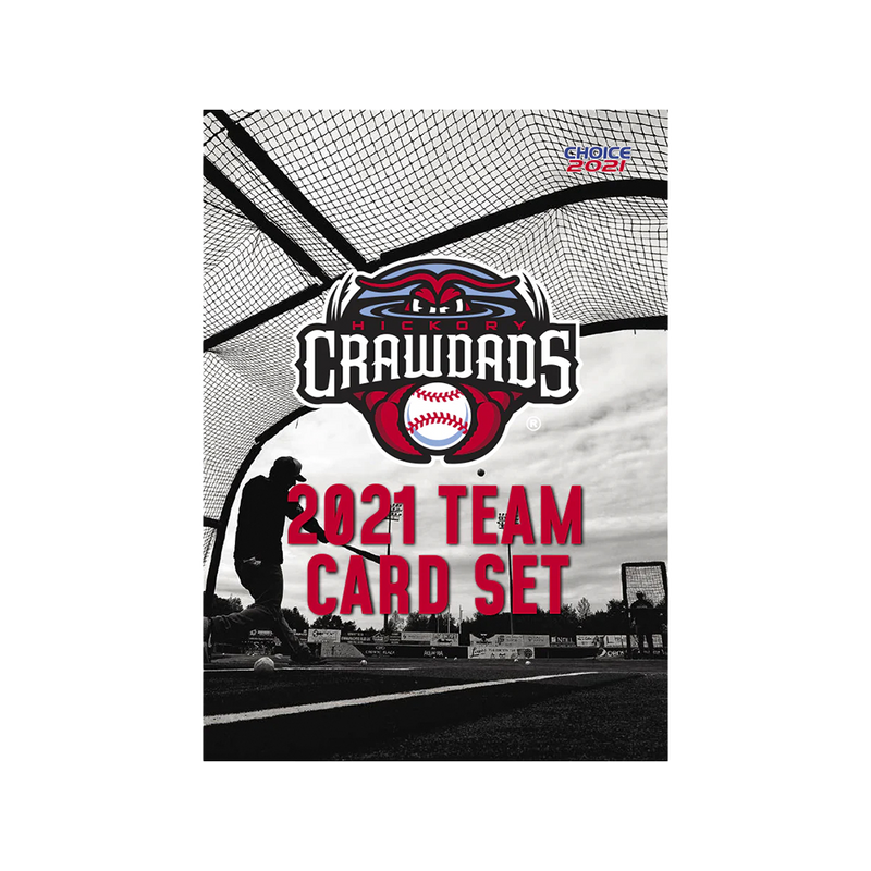 Hickory Crawdads 2021 Team Card Set