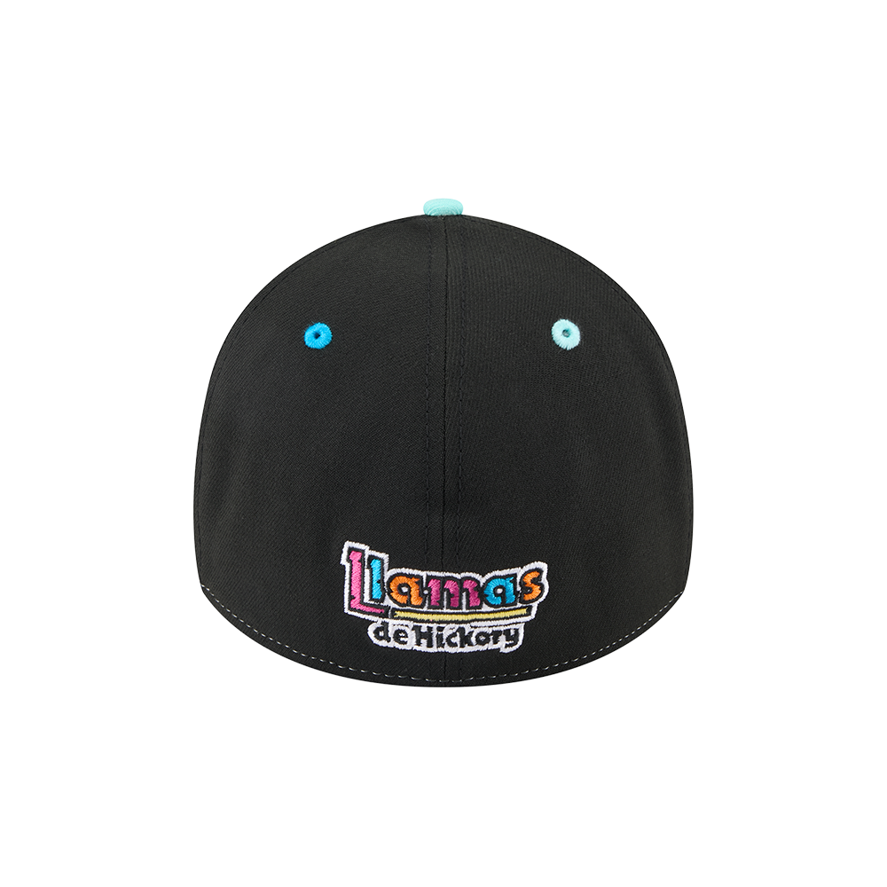 Hickory Crawdads New Era Llamas de Hickory 39Thirty Stretch Fit Cap