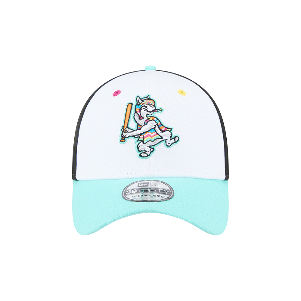 Hickory Crawdads New Era Llamas de Hickory 39Thirty Stretch Fit Cap
