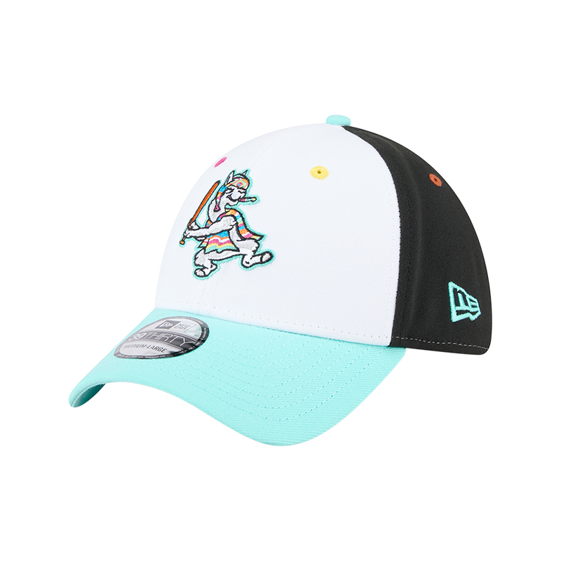 Hickory Crawdads New Era Llamas de Hickory 39Thirty Stretch Fit Cap