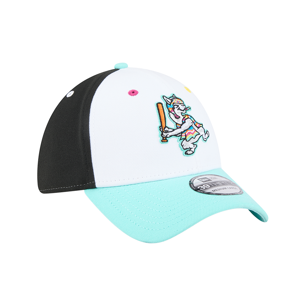 Hickory Crawdads New Era Llamas de Hickory 39Thirty Stretch Fit Cap
