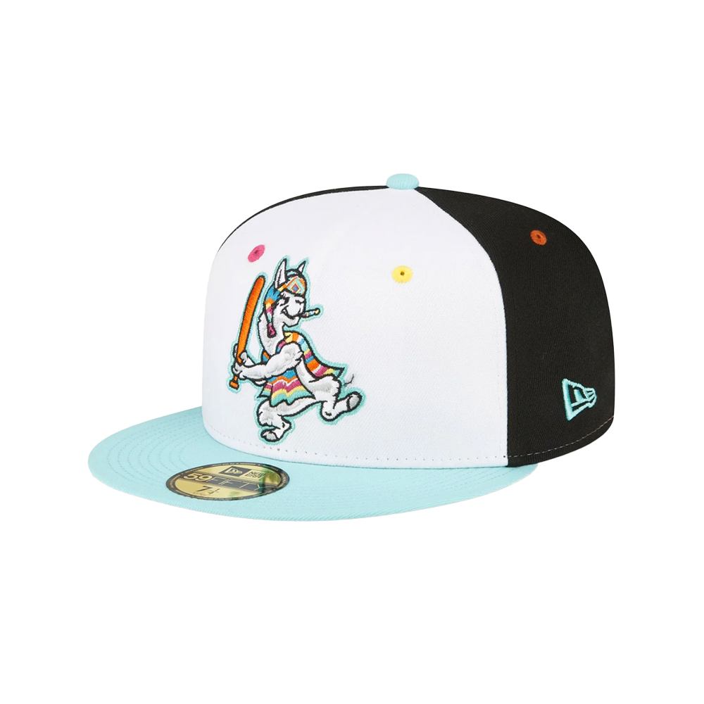 Hickory Crawdads New Era 2025 Llamas de Hickory 59Fifty Fitted Cap