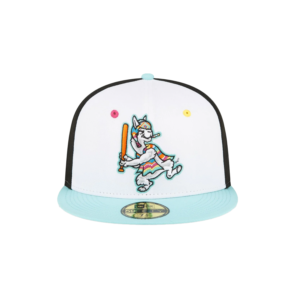 Hickory Crawdads New Era 2025 Llamas de Hickory 59Fifty Fitted Cap