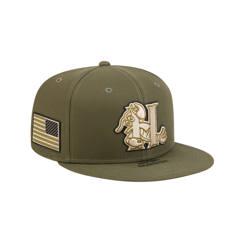 Hickory Crawdads 2026 Armed Forces 59Fifty Fitted Cap
