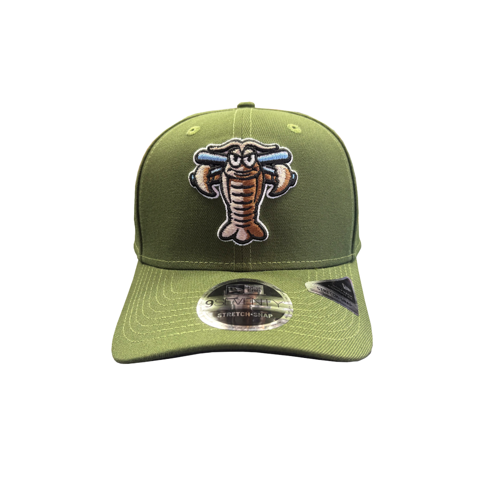 Hickory Crawdads New Era Rifle Green 9Seventy Adjustable Cap