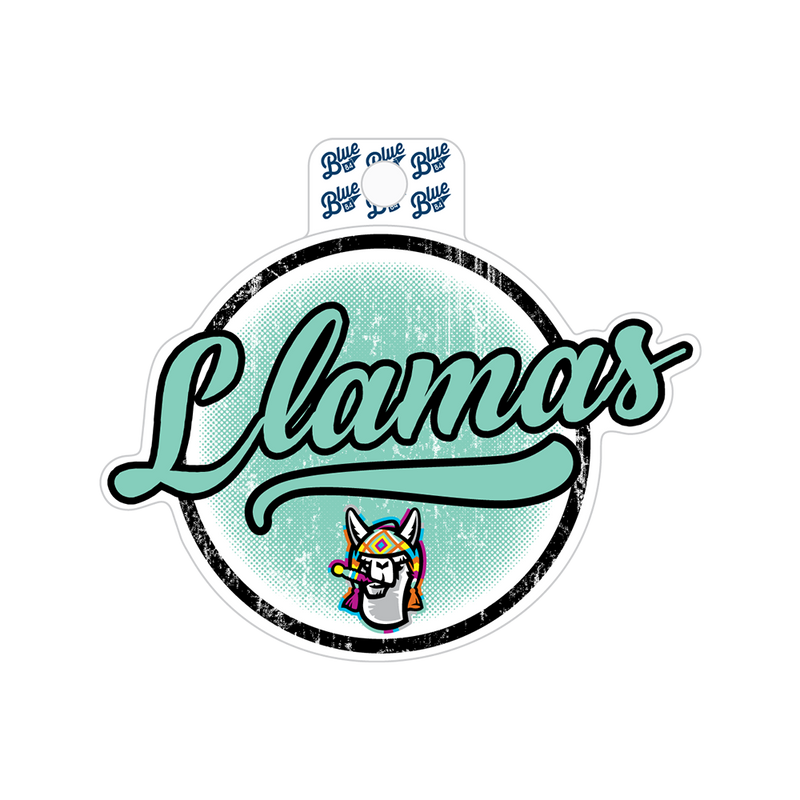 Hickory Crawdads Llamas de Hickory Afterglow Sticker