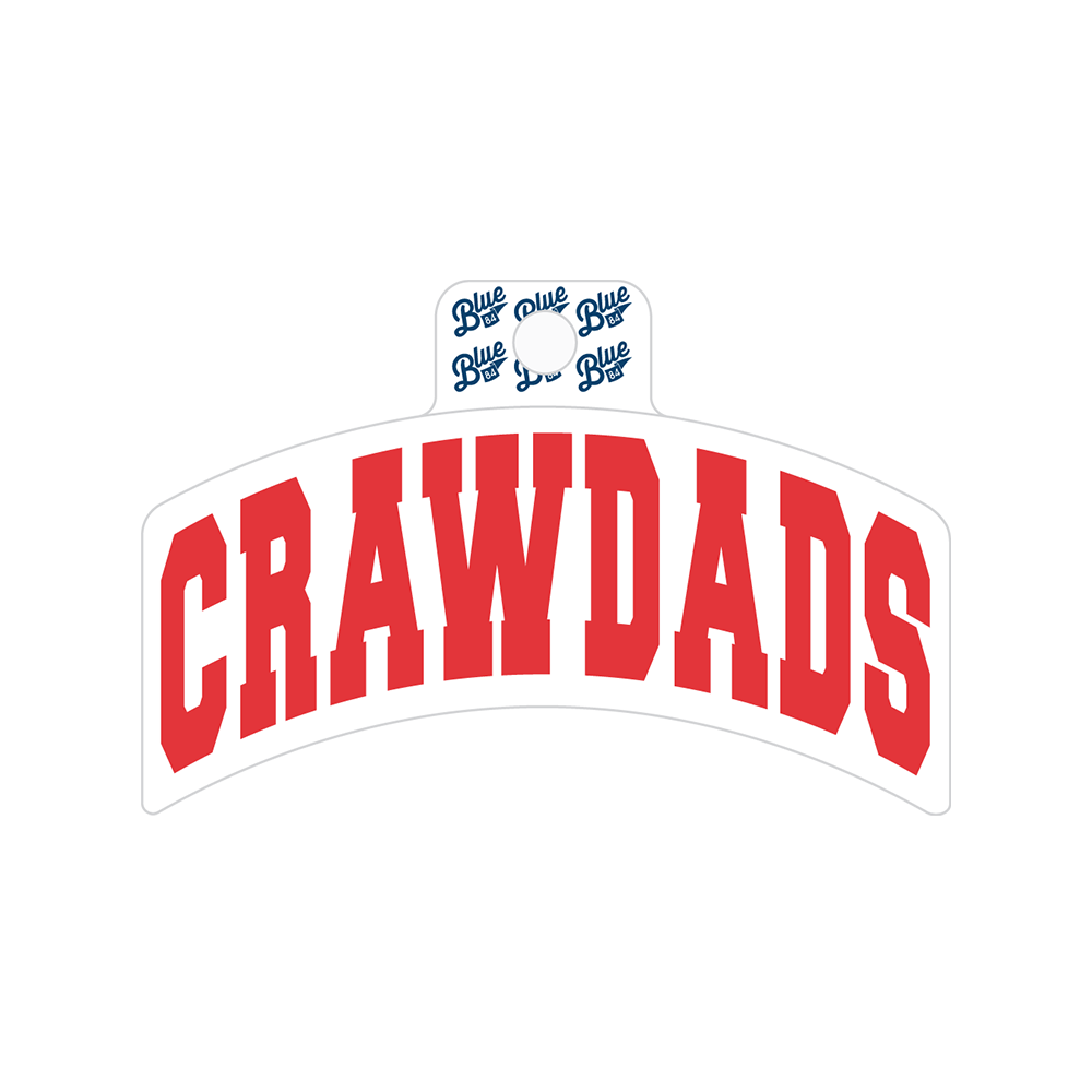 Hickory Crawdads Arch Sticker