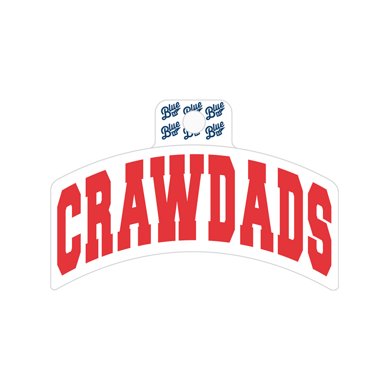 Hickory Crawdads Arch Sticker