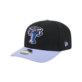 Hickory Crawdads New Era Big League Chew Ground Ball Grape 9Seventy Adjustable Cap