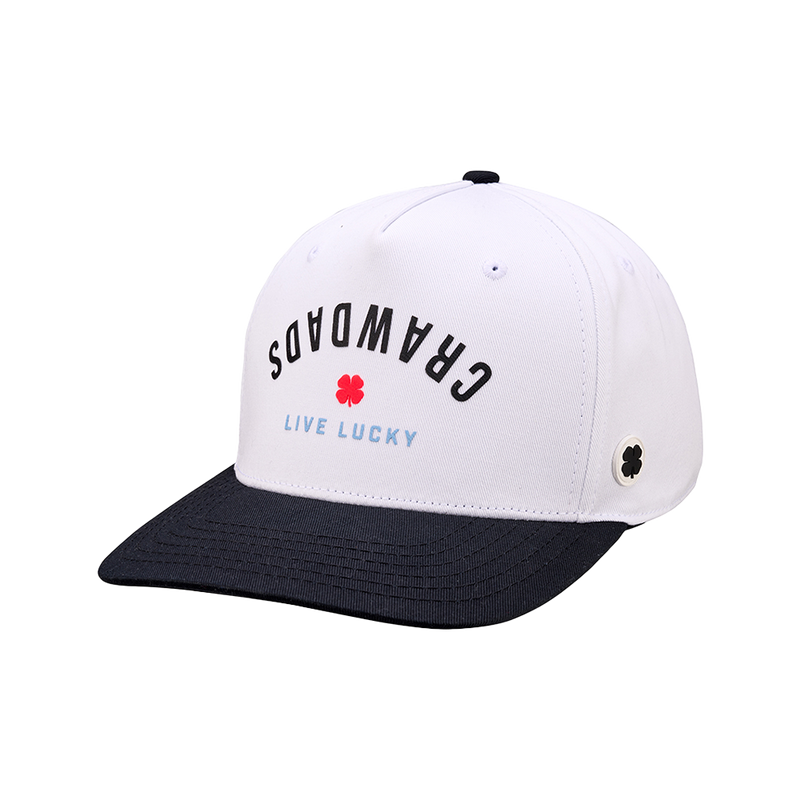 Hickory Crawdads Black Clover Upside Down Live Lucky Adjustable Cap
