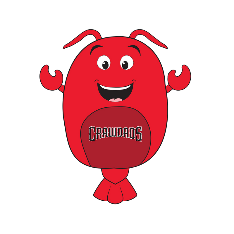Hickory Crawdads Conrad 12" Plush Pillow