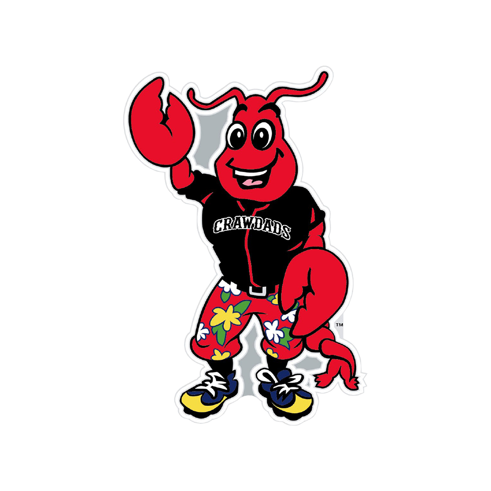 Hickory Crawdads Wincraft Mascot Pin