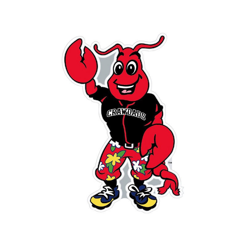 Hickory Crawdads Wincraft Mascot Pin