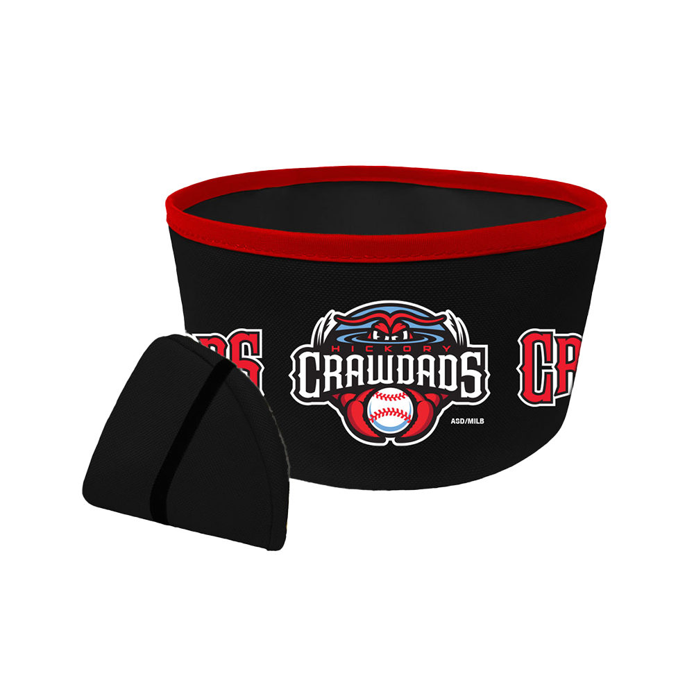 Hickory Crawdads Collapsable Dog Water Bowl