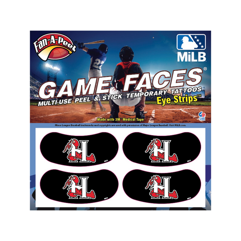 Hickory Crawdads Peel and Stick Eye Black