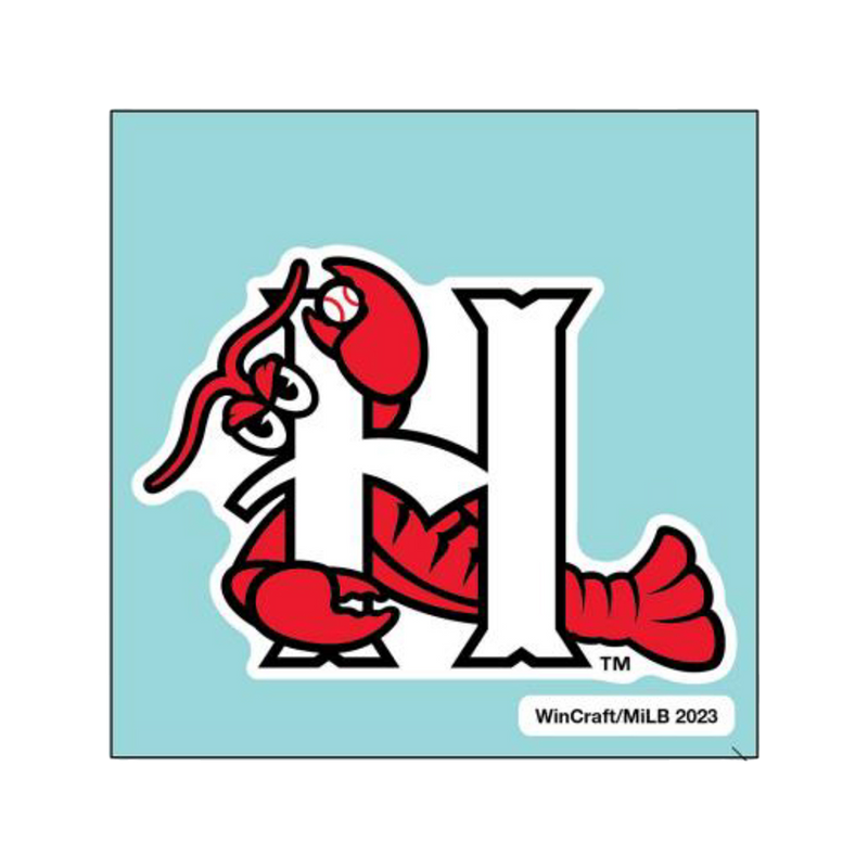 Hickory Crawdads Wincraft Perfect Cut H Logo Decal