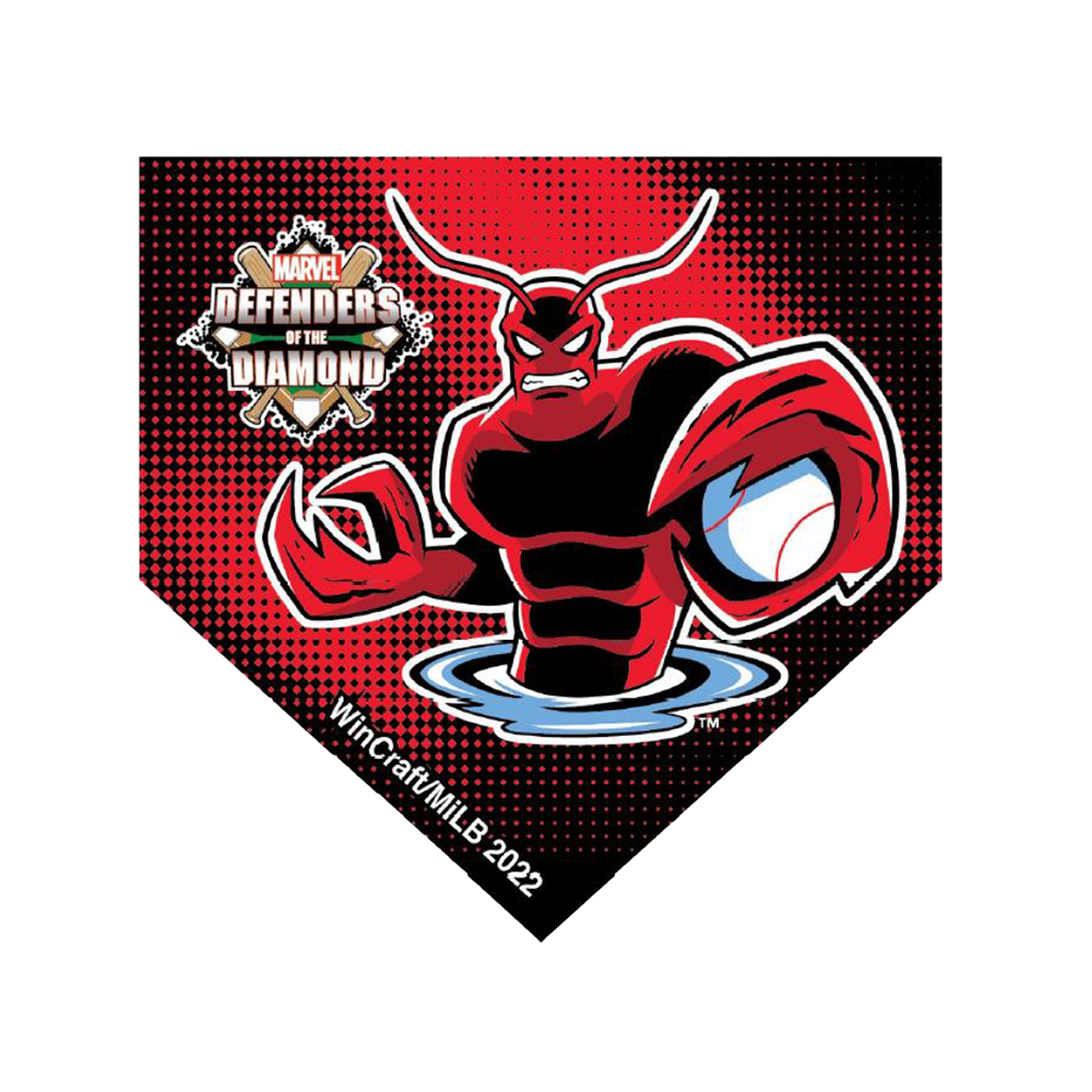 Hickory Crawdads Wincraft Marvel's Defenders of the Diamond Collector's Pin