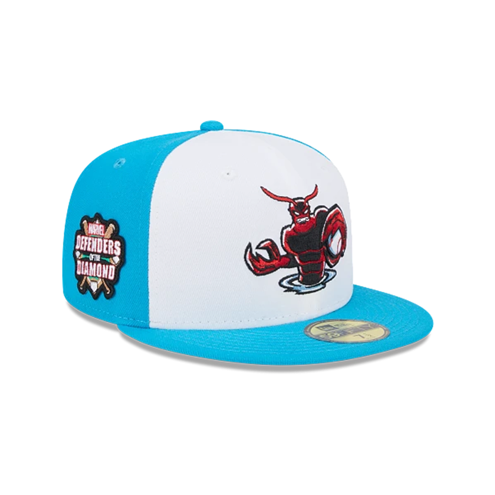 Hickory Crawdads New Era 2024 Marvel's Defenders of the Diamond 59Fifty Fitted Cap