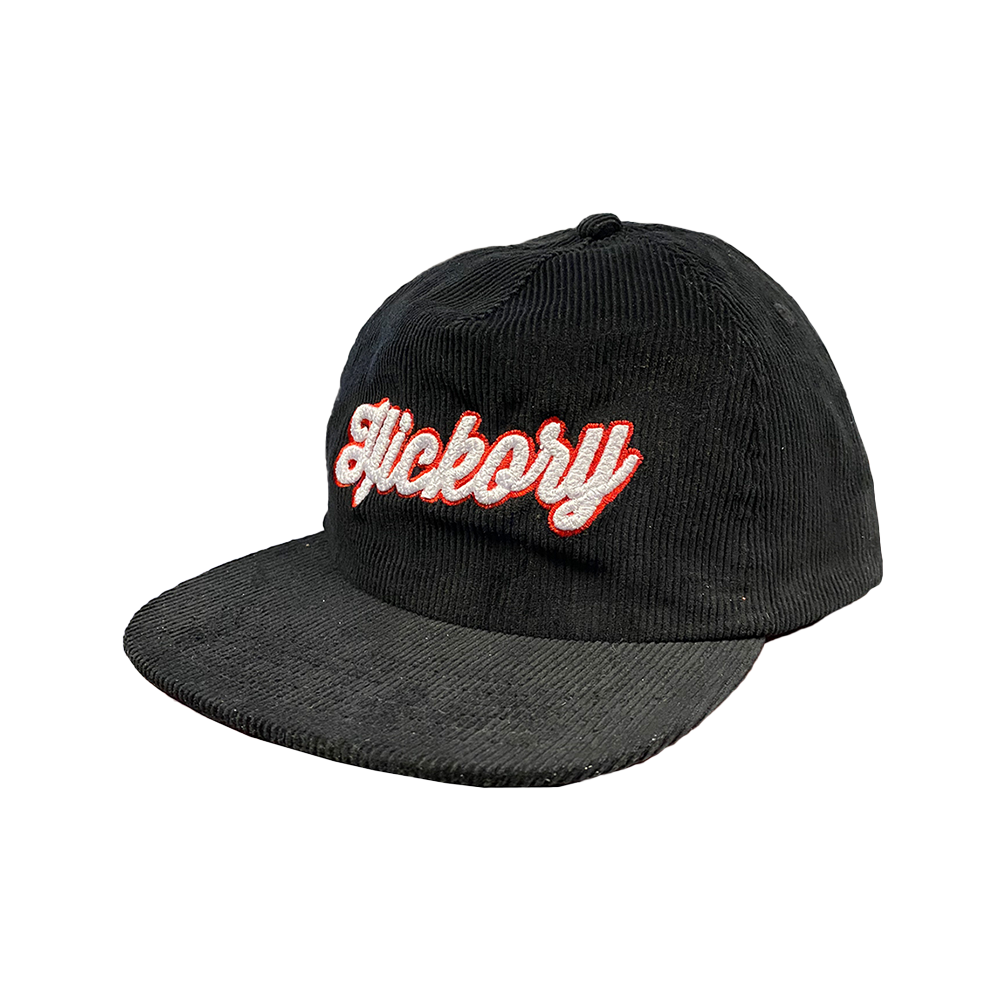 Hickory Crawdads Outdoor Cap Black Hickory Corduroy Adjustable Cap